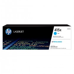 HP 415X didesnės talpos žydra tonerio kasetė (W2031X)